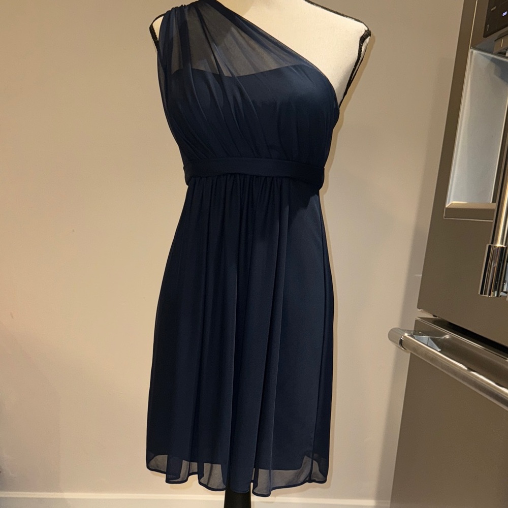 David’s Bridal Navy Dress